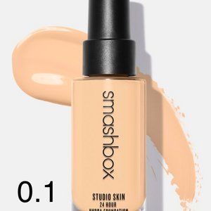 New Smashbox Cosmetics Studio Skin Foundation 0.1 fair neutral